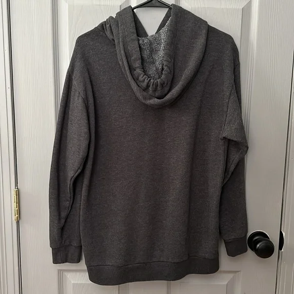 PINK Victorias Secret Oversized Foil Print Hoodie - Picture 4 of 7